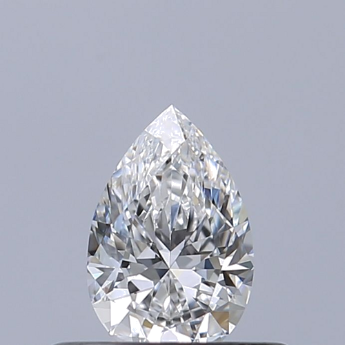 0.31 carat D-VVS1 Natūralus Pear Deimantas (1)