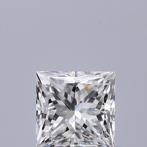 0.42 carat E-VVS2 Natūralus Princess Deimantas (1)