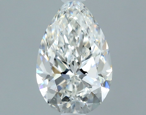 0.58 carat F-VS2 Natūralus Pear Deimantas (1)
