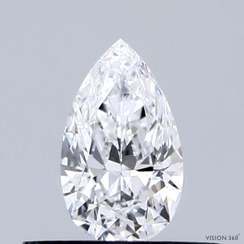0.3 carat D-SI1 Natūralus Pear Deimantas (1)