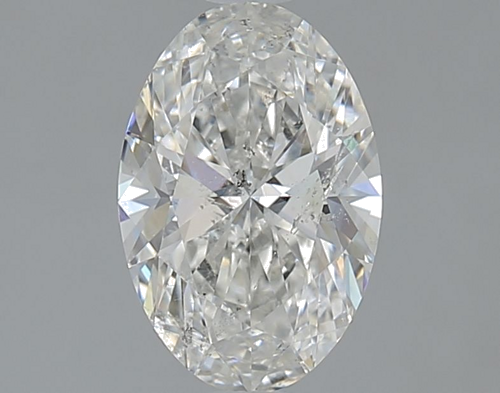 1.21 carat H-SI2 Natūralus Oval Deimantas (1)