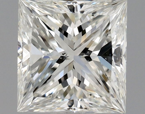 0.62 carat H-SI1 Natūralus Princess Deimantas (1)