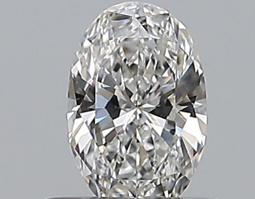 0.42 carat E-VVS2 Natūralus Oval Deimantas (1)