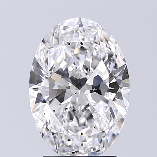 2.01 carat D-SI2 Natūralus Oval Deimantas (1)