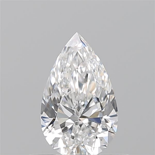0.5 carat E-VS1 Natūralus Pear Deimantas (1)