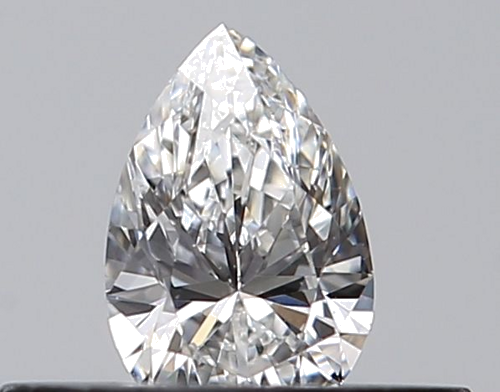 0.23 carat F-VVS1 Natūralus Pear Deimantas (1)