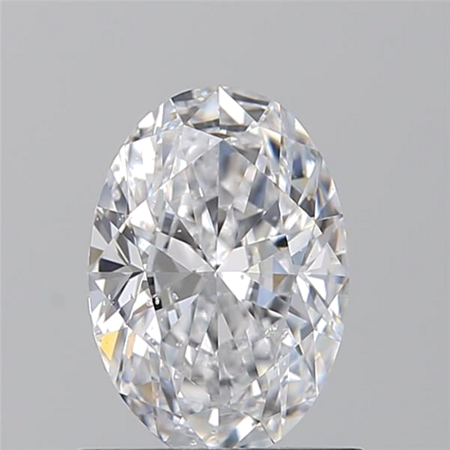 0.91 carat D-SI2 Natūralus Oval Deimantas (1)