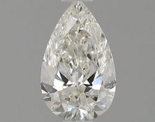0.5 carat H-VS2 Natūralus Pear Deimantas (1)