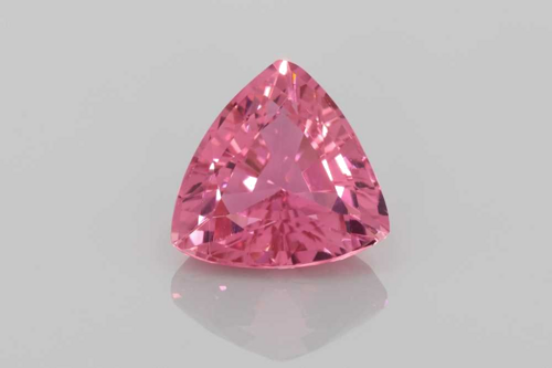 4.59 carat PINK Trilliant Tourmaline (1)