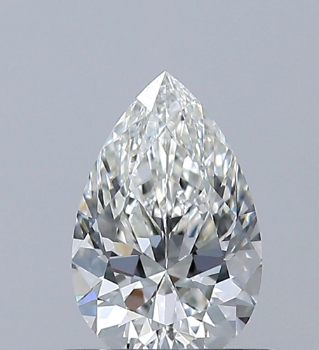 0.61 carat H-VVS2 Natūralus Pear Deimantas (1)