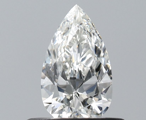 0.42 carat H-IF Natūralus Pear Deimantas (1)