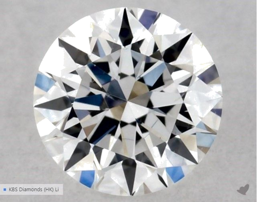 0.3 carat E-SI1 Excellent cut Natūralus Round Deimantas (1)