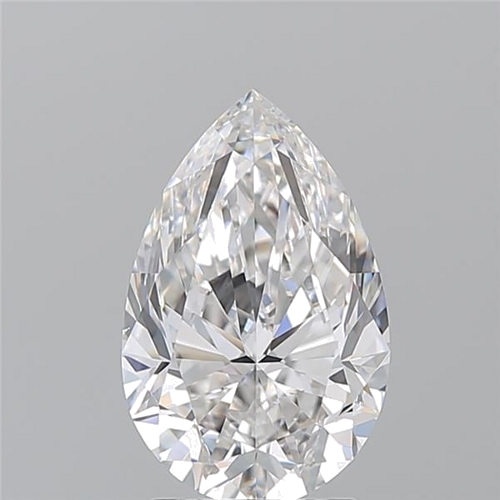 3.03 carat F-VS2 Natūralus Pear Deimantas (1)