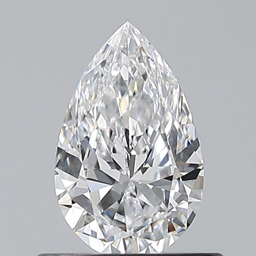 0.56 carat D-VVS2 Natūralus Pear Deimantas (1)