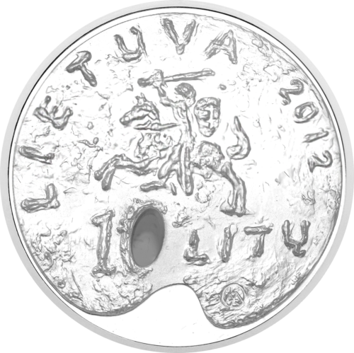 2012 Lithuania Art 10 litas silver coin (2)