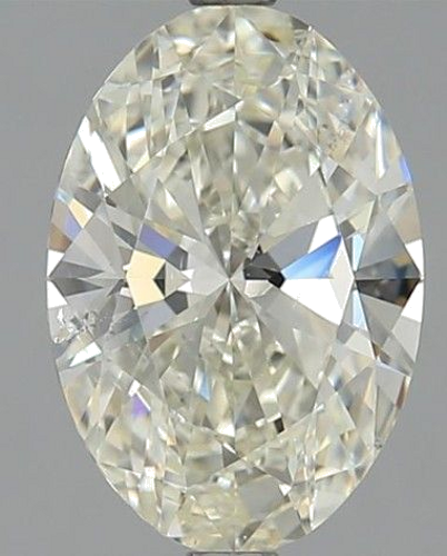 2.62 carat K-SI1 Natūralus Oval Deimantas (1)
