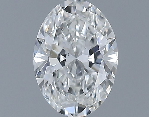 0.43 carat F-SI1 Natūralus Oval Deimantas (1)