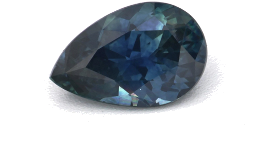 0.42 carat GREEN Pear Safyras (1)