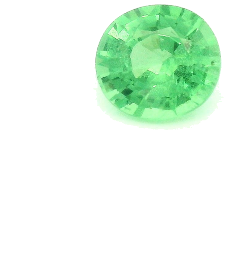 0.55 carat GREEN Oval Garnet (1)