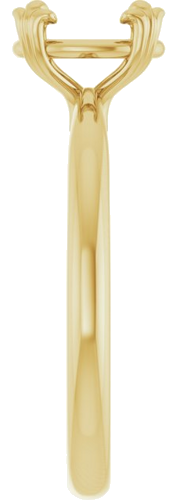 Sužadėtuvių Žiedas „Solitaire“ 14k yellow gold Oval 8mm x 6mm (4)