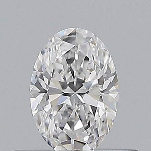 0.43 carat D-VVS1 Natūralus Oval Deimantas (1)