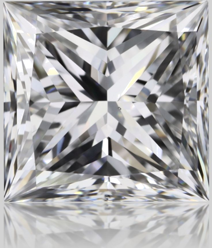 0.9 carat D-VS2 Natūralus Princess Deimantas (1)