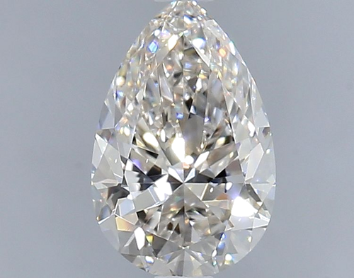 0.9 carat I-VS2 Natūralus Pear Deimantas (1)
