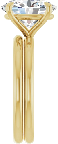 Sužadėtuvių Žiedas „Claw-Prong Solitaire“ 14k yellow gold Oval 11mm x 9mm (9)