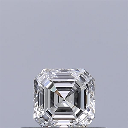 0.35 carat F-VVS1 Natūralus Asscher Deimantas (1)