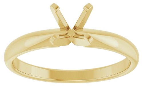 Sužadėtuvių Žiedas „Solitaire“ 14k yellow gold Round 5.5mm (3)