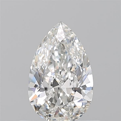 0.5 carat G-IF Natūralus Pear Deimantas (1)