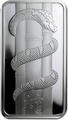2013 Year of the Snake 1 oz Silver Bar Lunar PAMP (3)