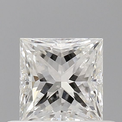 0.5 carat F-VVS2 Natūralus Princess Deimantas (1)