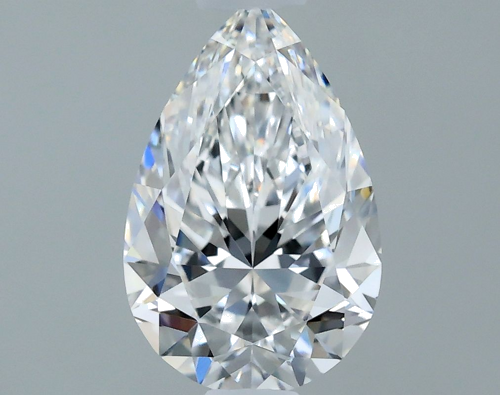 0.75 carat E-IF Natūralus Pear Deimantas (1)
