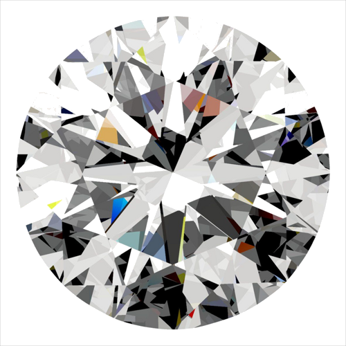 0.3 carat F-VS1 Excellent cut Natūralus Round Deimantas (1)