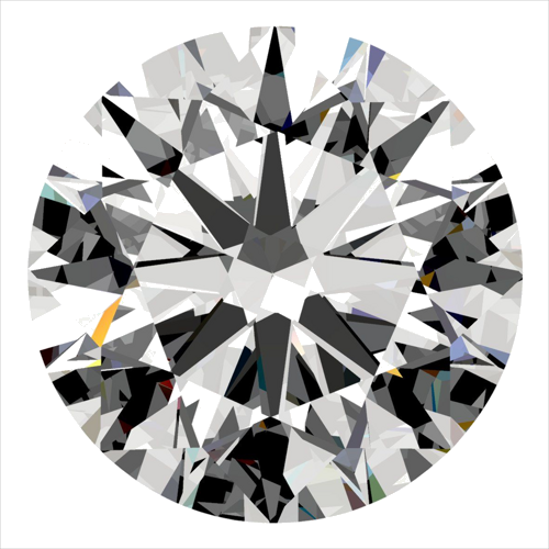 0.31 carat F-VVS2 Excellent cut Natūralus Round Deimantas (1)