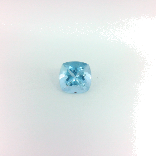 0.49 carat BLUE Cushion Aquamarine (1)