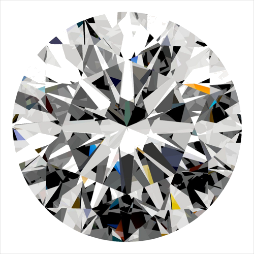 0.4 carat D-SI1 Excellent cut Natūralus Round Deimantas (1)