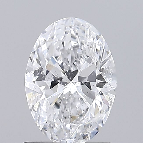 0.7 carat D-SI2 Natūralus Oval Deimantas (1)