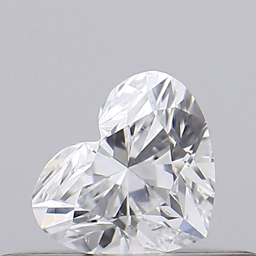 0.22 carat F-SI1 Natūralus Heart Deimantas (1)