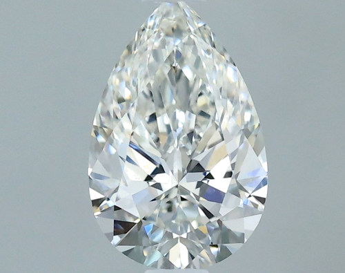 0.61 carat H-VVS1 Natūralus Pear Deimantas (1)