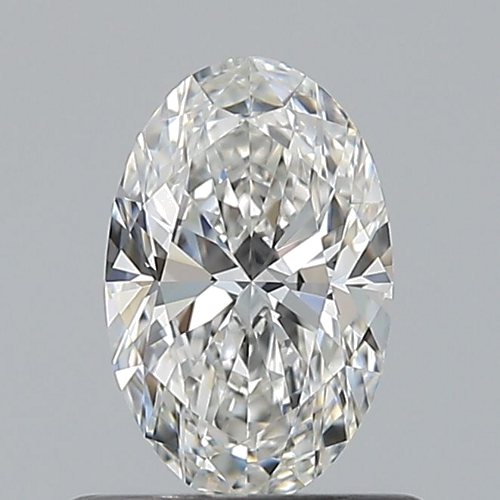 0.57 carat F-VVS2 Natūralus Oval Deimantas (1)