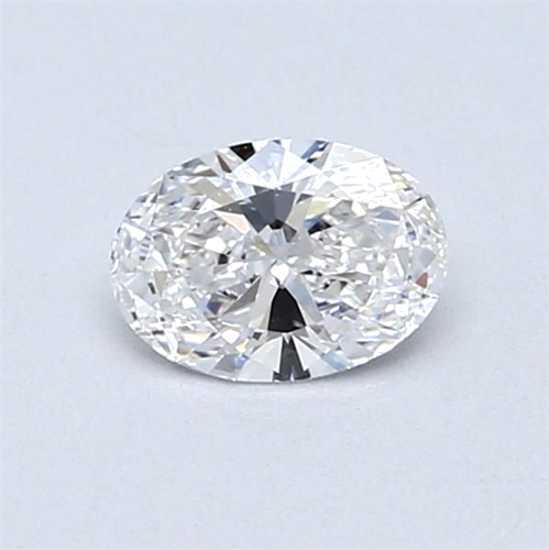 0.52 carat D-VS2 Natūralus Oval Deimantas (1)