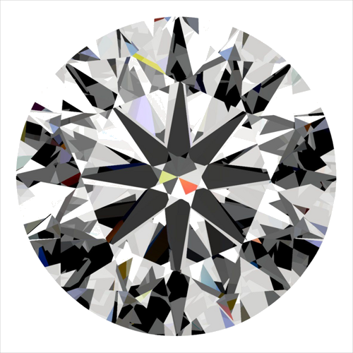 0.3 carat E-SI1 Very Good cut Natūralus Round Deimantas (1)