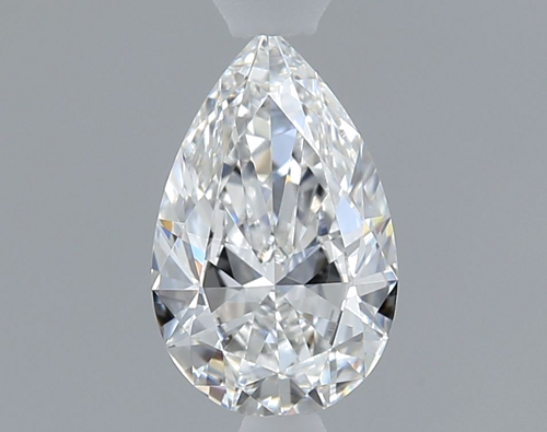 0.43 carat E-VVS1 Natūralus Pear Deimantas (1)
