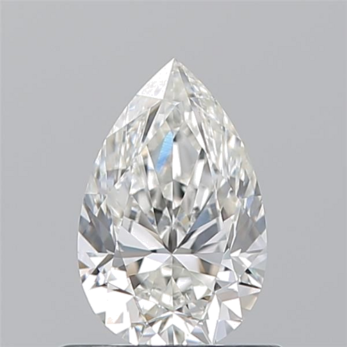 0.7 carat H-VVS2 Natūralus Pear Deimantas (1)