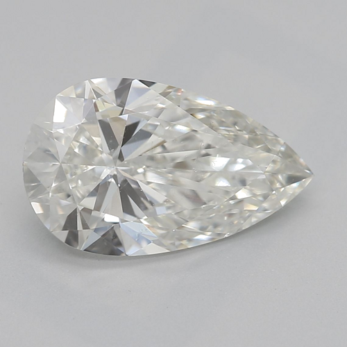 1.72 carat I-SI1 Natūralus Pear Deimantas (1)