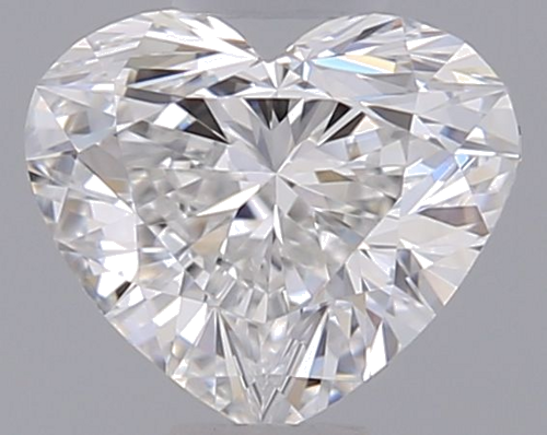 0.3 carat F-VVS1 Natūralus Heart Deimantas (1)