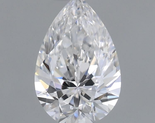 0.38 carat D-VVS2 Natūralus Pear Deimantas (1)