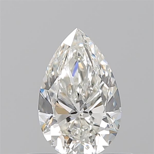 0.51 carat I-VVS1 Natūralus Pear Deimantas (1)